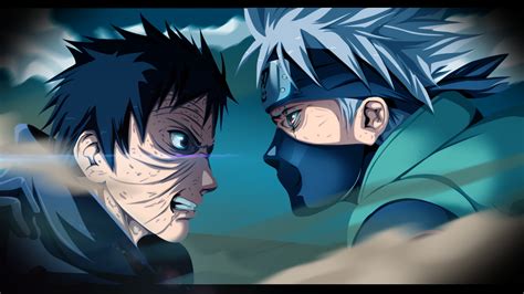 Naruto character illustration, hatake kakashi, naruto shippuuden. Kakashi vs Obito by ZIUTTmen on DeviantArt