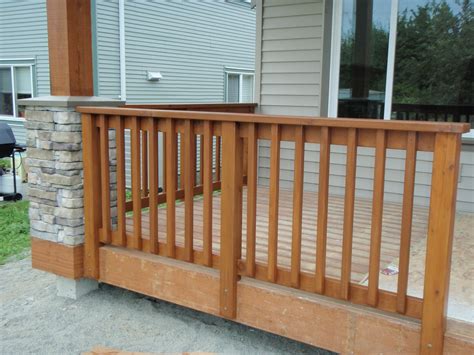 17 beautiful porch railing ideas you want to try wood railing with stair. 30+ DIY Deck Railing Ideas & Designs That Make Sure To ...
