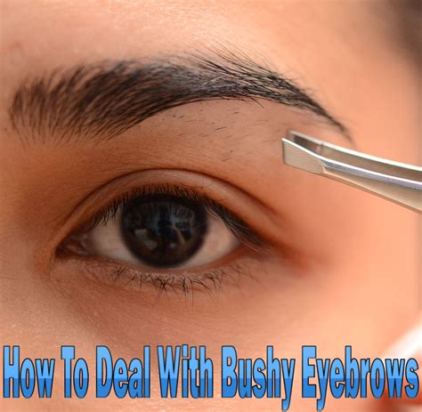 How To Deal With Bushy Eyebrows Beauty Hair Makeup Health And Beauty