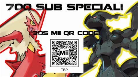 Cette endroit est un regroupement de tous les qr codes pour la nintendo 3ds ! 700 Subscriber Special! 3DS Mii QR! - YouTube