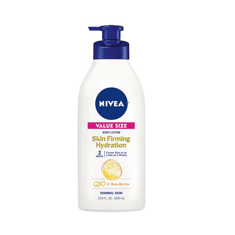 Nivea Skin Firming Hydration Body Lotion 338 Fl Oz Bottle Walmart