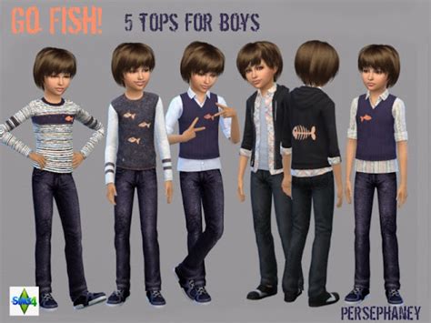 Sims 4 Ccs The Best Clothing For Boys By Persephaney