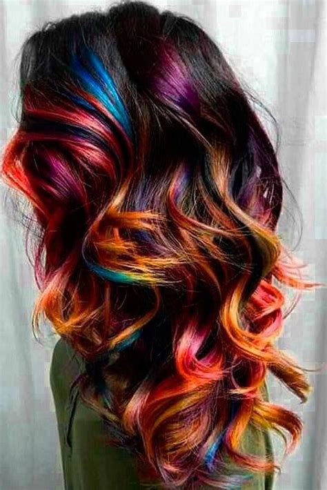 Inspiring Bold Ombre Hair Colors Ideas Trend 2018 27 Rainbow Hair