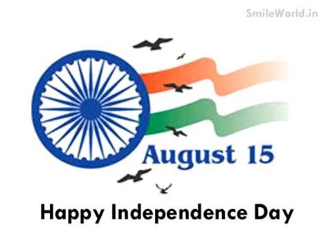Other countries that commemorate their independence in october include uganda (9), fiji (10), zambia (24), and the czech republic (28). Latest 10 Image of Indian Independence Day Wishes Greetings