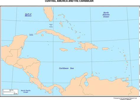 Plato Conciso Derecho North America And Caribbean Map Lantano Brillante