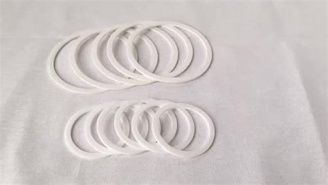 Ptfe Gaskets High Thermo Stability Flat Plastic Rings Cylinder Seal