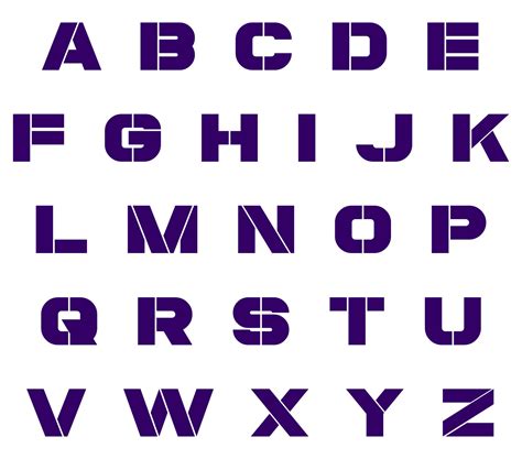 6 Best 8 Inch Letter Stencils Alphabet Printable For Free At