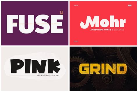 40 Thick And Heavy Fonts Built To Make A Huge Impact
