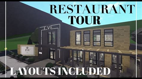 Bloxburg Restaurant Ideas Layout