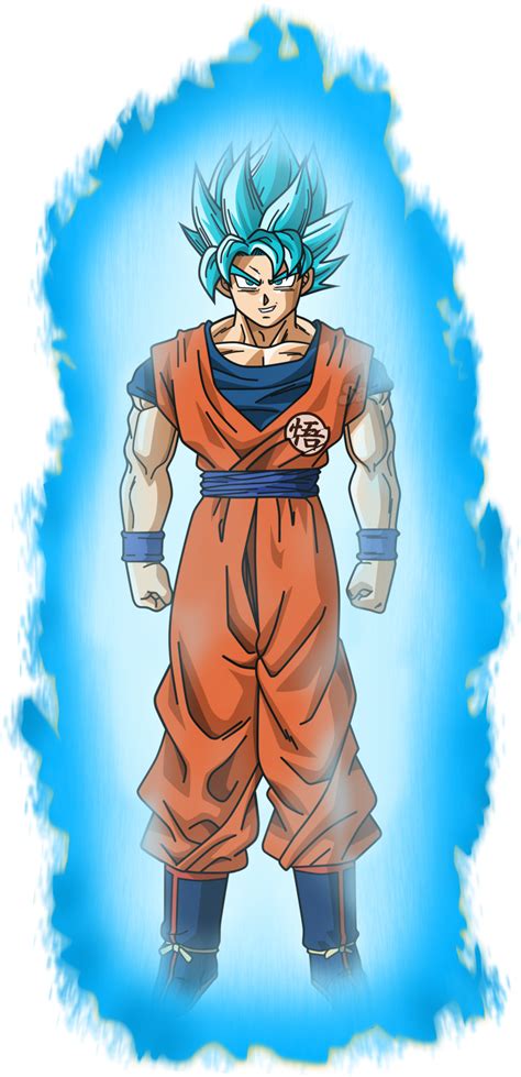 Goku ssj blue dragon ball super broly transparent background png clipart. Goku SSJ Blue v2 + Aura by SaoDVD on DeviantArt