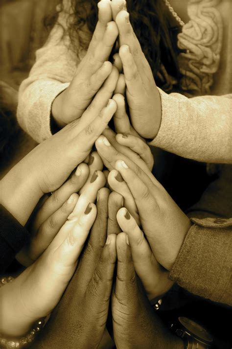 Download Group Of People Praying Hands Picture