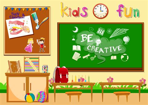 Professional, designer living room virtual backdrops brought to you by serena & lily. Kindergarten classroom without children - Download Free ...
