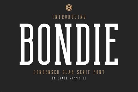 Descargar Bondie Slab Serif Font Otf Ttf
