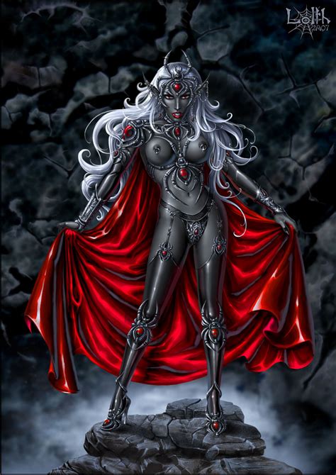 Rule 34 Candra Drow Dungeons And Dragons Elf Female Lolth Spider