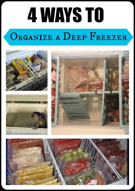 Diy Organizing Your Deep Freezer Tips Freezer Organization Chest