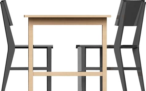 Use these free table and chairs png #48466 for your personal projects or designs. BIM object - Norden Gateleg Table and Chair - IKEA