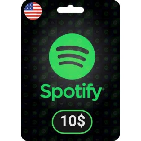 Spotify gift cards are valid up to 12 months, counting from date of purchase. Spotify Gift Card $10 DOLLAR