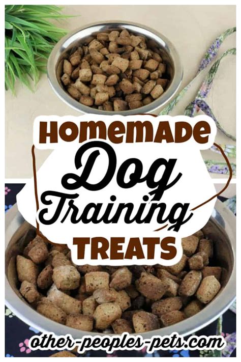 Homemade Dog Training Treats Recipe Other Peoples Pets