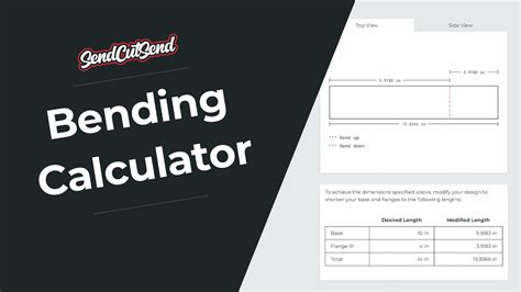 How To Calculate Bend Allowance And Bend Deduction With SendCutSend YouTube