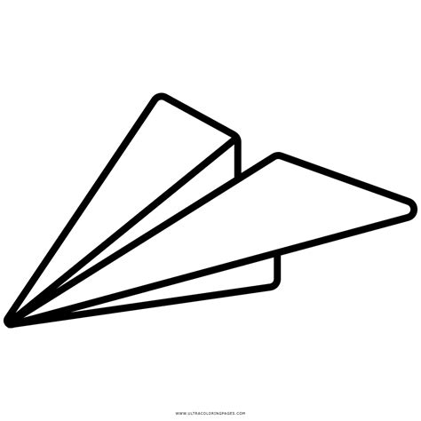 Dibujo De Avion De Papel Para Colorear Ultra Coloring Pages