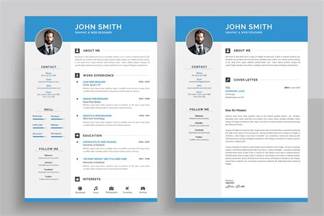 Resume Template On Behance