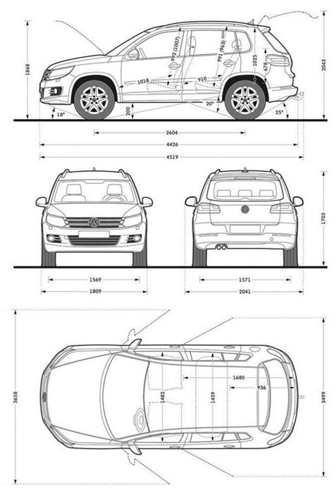 Tiguan Rozměry Volkswagen Tiguan rozměry kufru a vozu Info VW Club