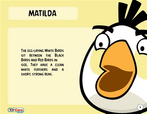 Matilda Angry Birds Angry Birds Names Angry Birds Matilda