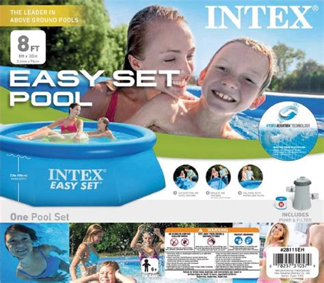Intex 10 X 30 Swimming Pool With Filter Pump Easy Set Above Ground