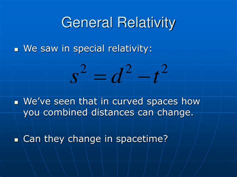 Ppt General Relativity Powerpoint Presentation Free Download Id