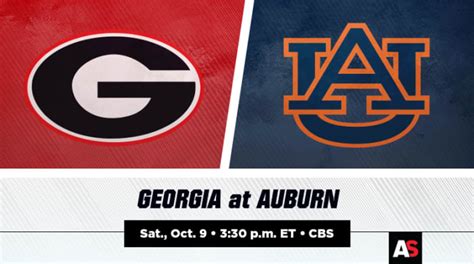 Georgia Vs Auburn Football Prediction And Preview Athlon Sports