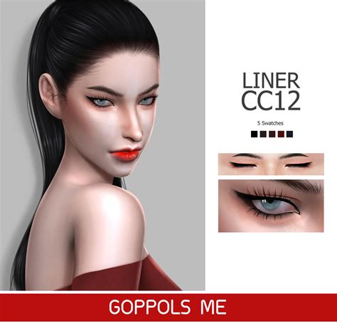 Goppols Me Gpme Liner Cc12 5 Swatches Download Hq Mod