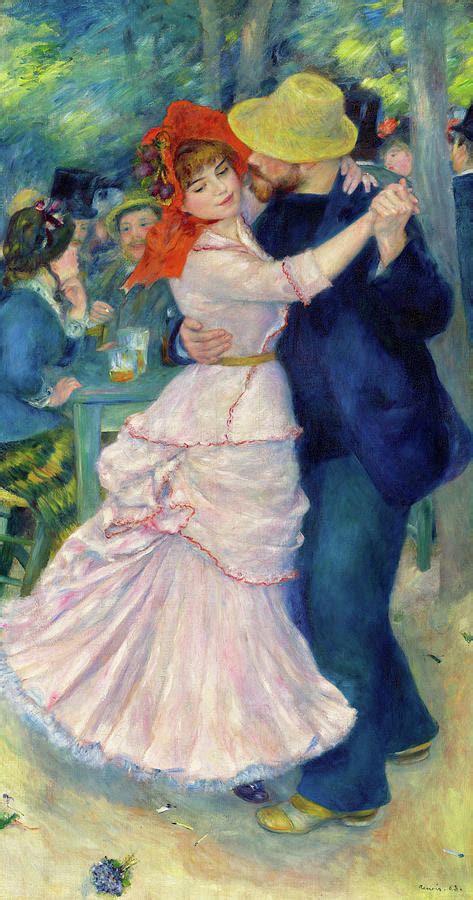 Dance At Bougival Painted In 1883 Painting By Pierre Auguste Renoir