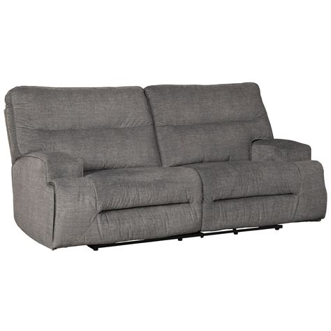 Benchcraft By Ashley Coombs Contemporary 2 Seat Reclining Sofa Royal