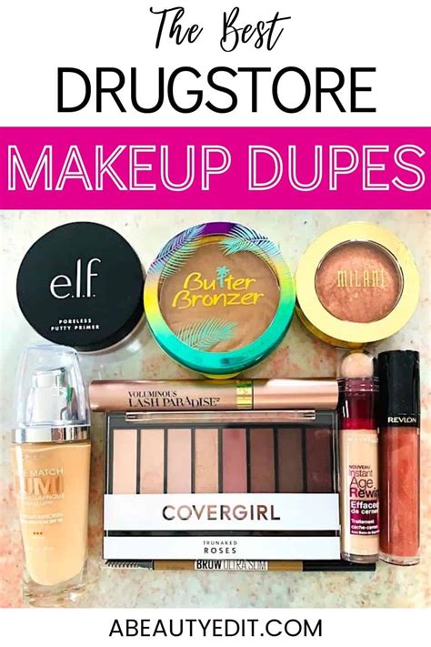 The Best Drugstore Makeup Dupes A Beauty Edit