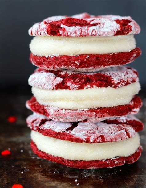 Cooking Pinterest Red Velvet Cream Cheese Filled Cookie Recipe