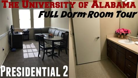 University Of Alabama Dorm Room Tour Presidential 2 Part 2 Youtube