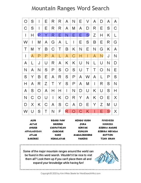 Use This Word Search Puzzle To Review Your Knowledge Of Geography With