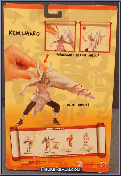 Kimimaro Bone Drill Naruto Basic Series Mattel Action Figure