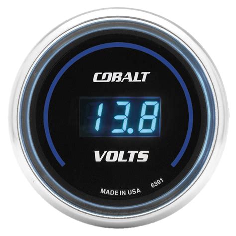 Autometer Voltímetro Digital Cobalt Con Pantalla Led De 8 A 18 V