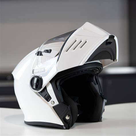 Simpson Mod Bandit White Helmet Get Lowered Cycles