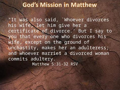 Ppt It Was Also Said Whoever Divorces His Wife Let Him Give Her A