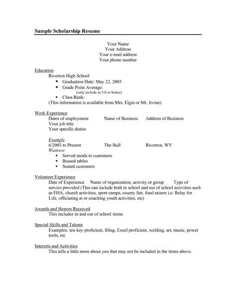 The curriculum vitae, also known as a cv or vita, is a comprehensive statement of your educational background, teaching, and research experience. Scholarship Resume Template fsgcrcom mVxhldbR | Kim's senior pics | Pinterest | College, College ...