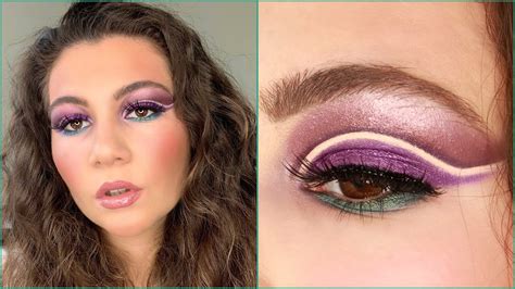 How To Purple Cut Crease For Hooded Eyes Makeup Tutorial Youtube