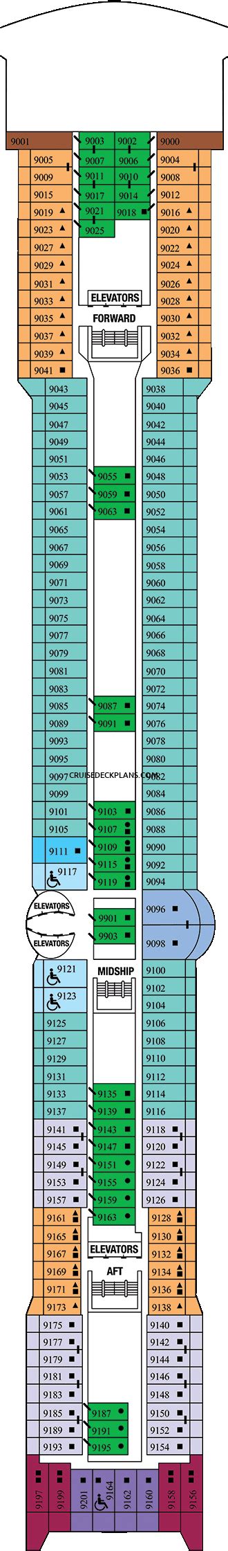 Explore onboard attractions available on this deck and their location. Celebrity Summit Sky Deck Plan Tour