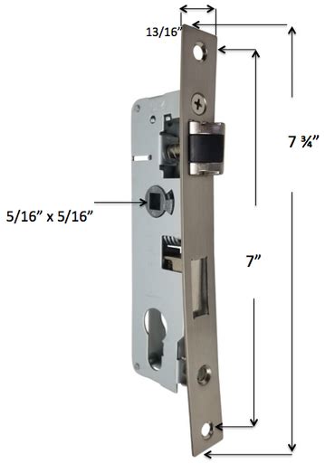 Latch Assembly For Pella Select Mortise Handle Kit With Key Lock 78