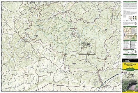 Carte De Randonnée Mammoth Cave National Park Kentucky N° 234 N