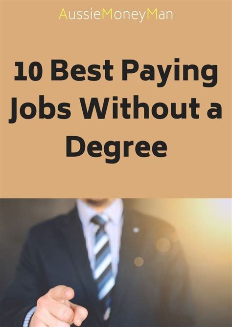 Here Are The Top 10 Highest Paying Jobs Without A Degree Simply