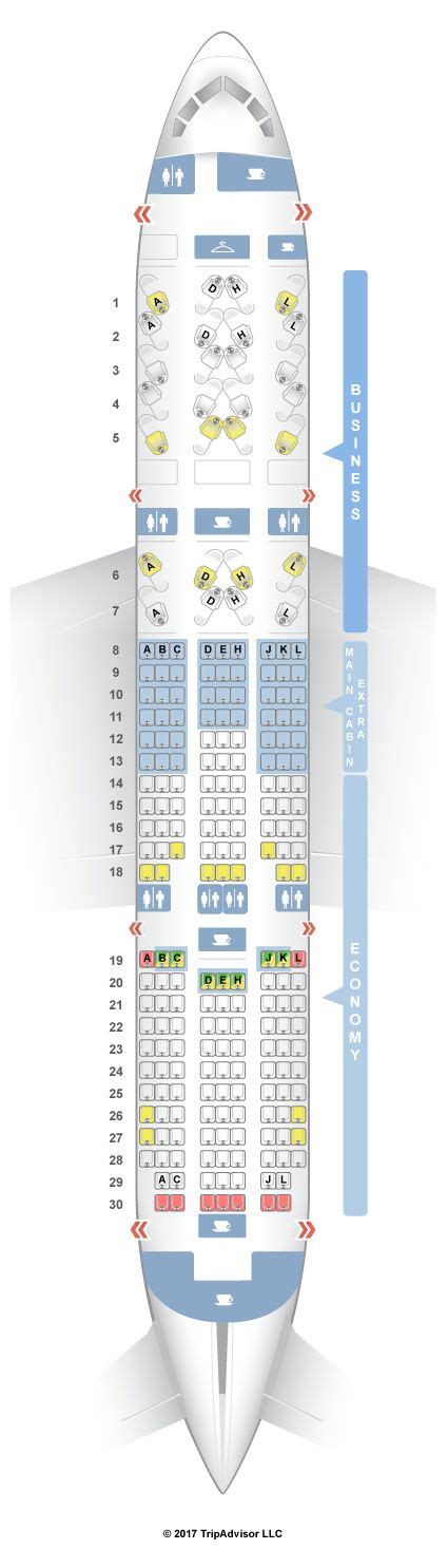 Seatguru Seat Map American Airlines Boeing 787 8 788 American