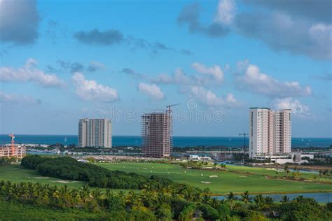View Of The Green Valley With Big Houses Editorial Stock Photo Image