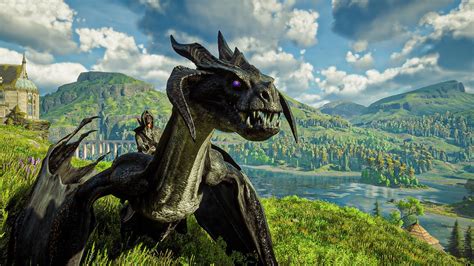 Hogwarts Legacy Black Flying Dragon Mount Mod Showcase Youtube